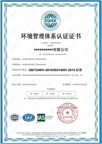 环境管理体系（IAS）